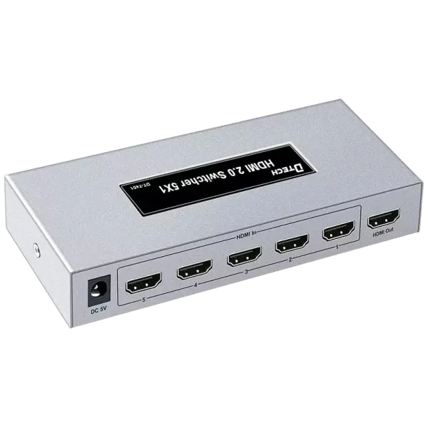 Dtech DT-7451 Комутатор 4K HDMI 5X1