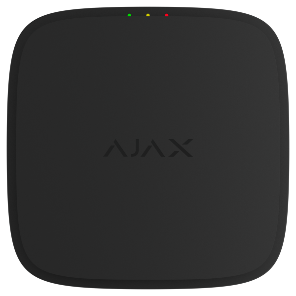 Бездротовий адресний пожежний сповіщувач точковий димовий. Комбінований з оповіщувачем звуковим Ajax EN54 FireProtect (Smoke/Sounder) Jeweller Black (119920.276.BL1)