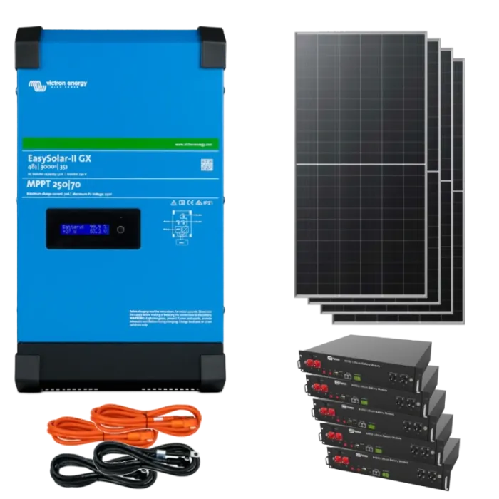 VictronEnergy + Dyness 1 фаза 2,4кВт 12кВт*год 2,3кВт Система автономного живлення