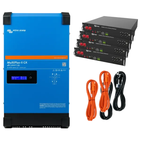 Victron Energy MultiPlus-II + Dyness 2.4кВт 9.6кВт•год Система автономного живлення однофазна