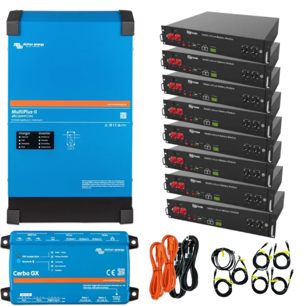 VictronEnergy MultiPlus-II + Dyness 4кВт 19.2кВт•г Система безперебійного живлення однофазна