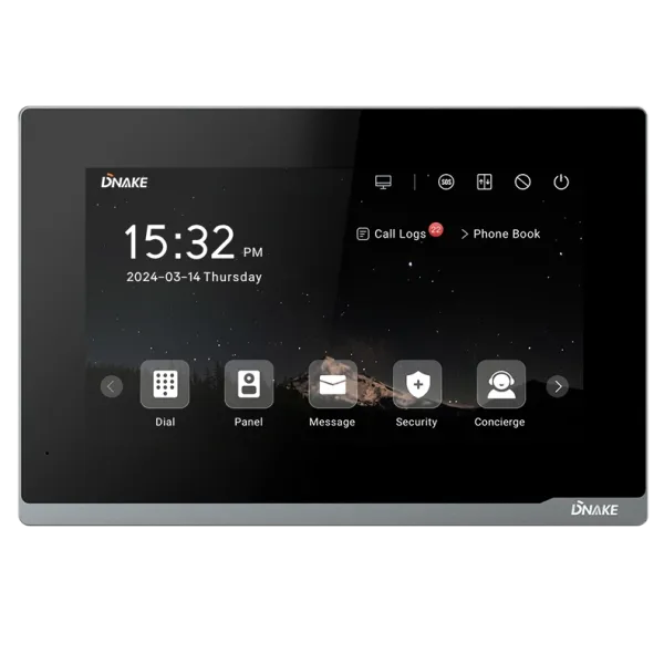 Dnake E216 7" дюймів Відеодомофон