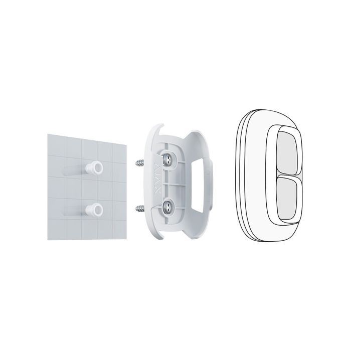 Тримач тривожних кнопок Ajax Holder white для Button/DoubleButton