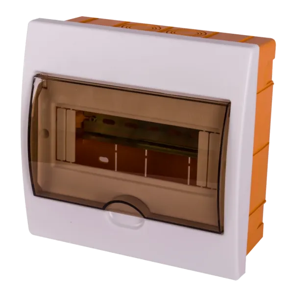 Enext e.plbox.stand.w.08k Корпус пластиковий 8-модульний вбудований