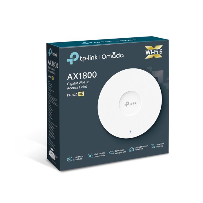 Точка доступу TP-LINK EAP620 HD AX1800, 1xGE LAN, PoE