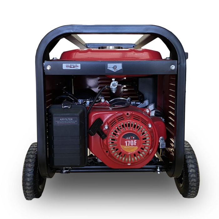 Бензиновий генератор BISON BS7000W максимальна потужність 3.8 кВт