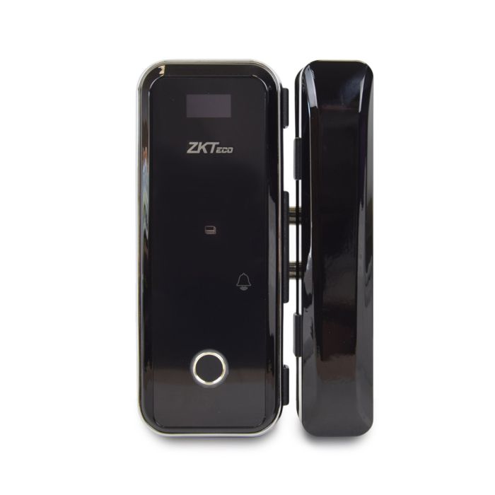 Smart замок ZKTeco GL300 left для скляних дверей зі сканером відбитку пальця і зчитувачем Mifare