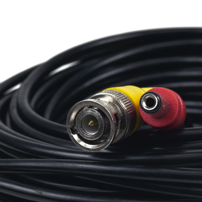 Кабель BNC-рower cable A 20 м (BNC+DC/BNC+DC) для передавання відеосигналу та живлення