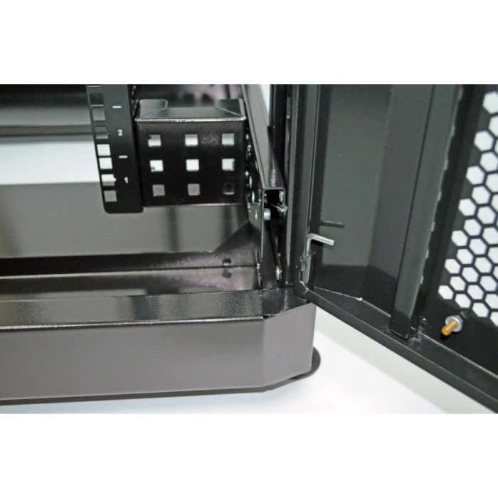 Шафа серверна CMS 42U 800 х 865 UA-MGSE4288PB з перфорованими дверима для мережевого обладнання