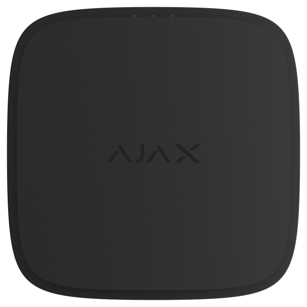 Бездротовий адресний пожежний сповіщувач точковий тепловий Ajax EN54 FireProtect (Heat) Jeweller Black (119918.273.BL1)