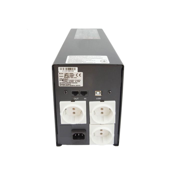 Джерело безперебійного живлення Powercom BNT-1000AP Schuko 1000ВА / 600Вт лінійно-інтерактивне