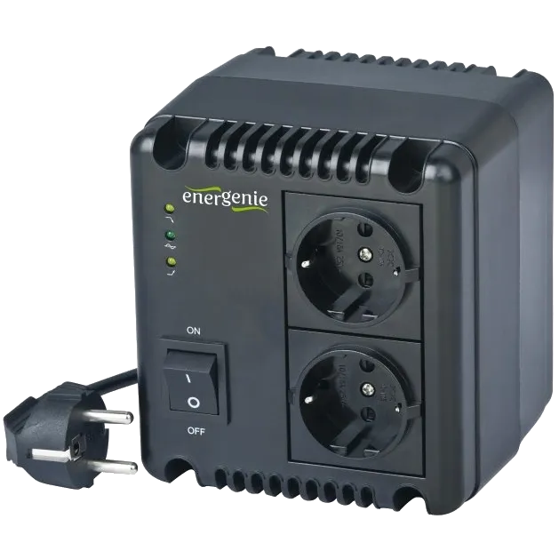 EnerGenie EG-AVR-1001 220В 1000 ВА Автоматичний регулятор та стабілізатор