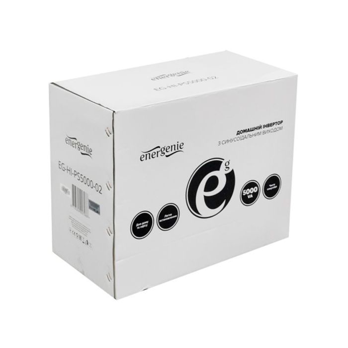 Джерело безперебійного живлення EnerGenie EG-HI-PS5000-02 5000ВА / 3000Вт лінійно-інтерактивне з правильною синусоїдою