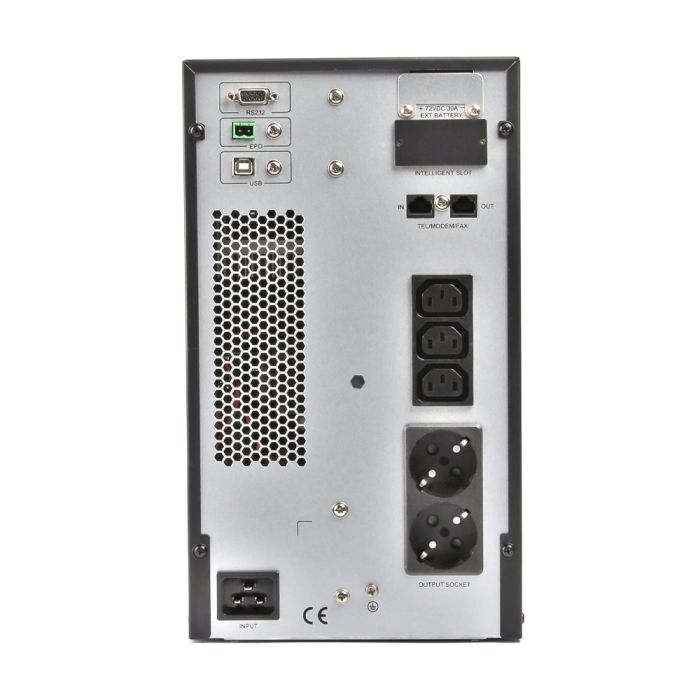 Джерело безперебійного живлення EnerGenie EG-UPSO-2000 2000ВА / 1800Вт подвійного перетворення з правильною синусоїдою