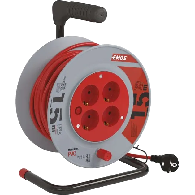 EMOS P19515 15м на котушці Мережевий подовжувач