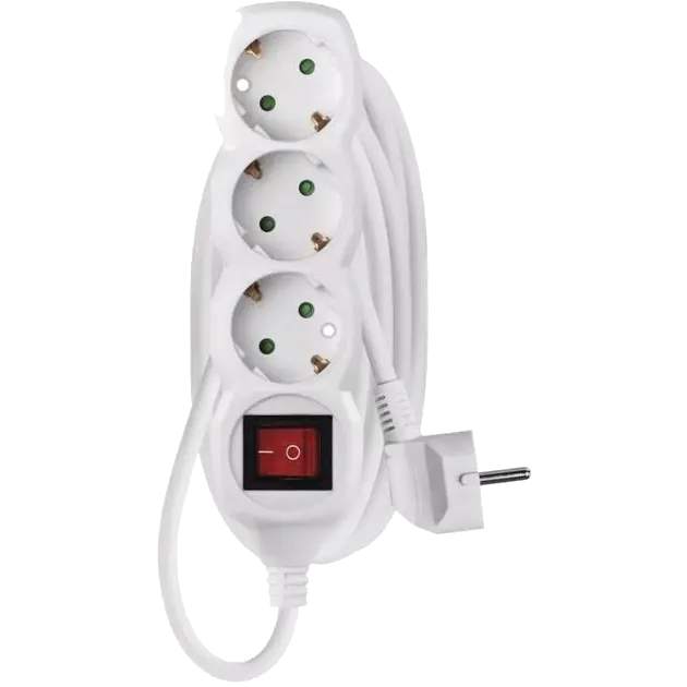 EMOS P1325R 3 розетки 5 м Мережевий подовжувач