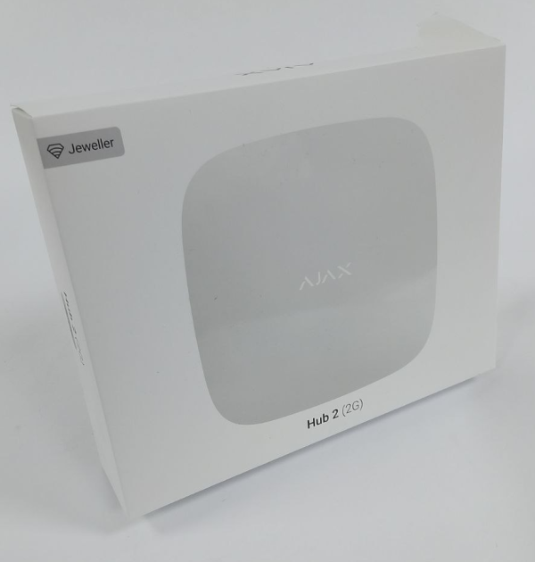 (Уцінка) Інтелектуальна централь Ajax Hub 2 White