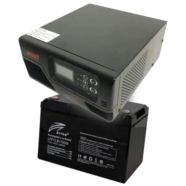 MUST EP20-R600W + LFP12.8V100AH G24 Комплект ДБЖ + АКБ