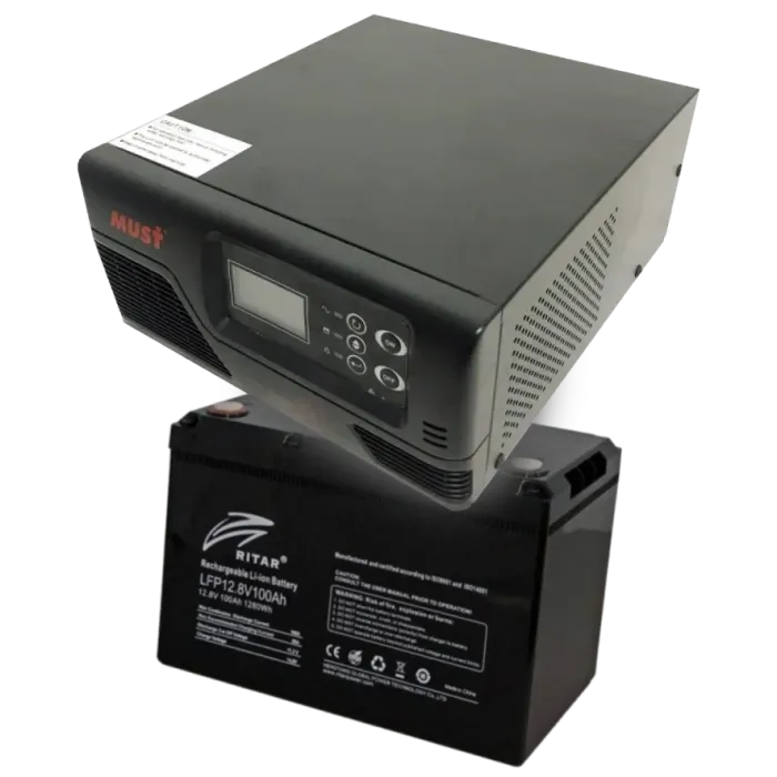 MUST EP20-R600W + LFP12.8V100AH G24 Комплект ДБЖ + АКБ