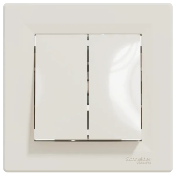 Schneider Electric Asfora EPH0300123 Вимикач двоклавішний самозатискний