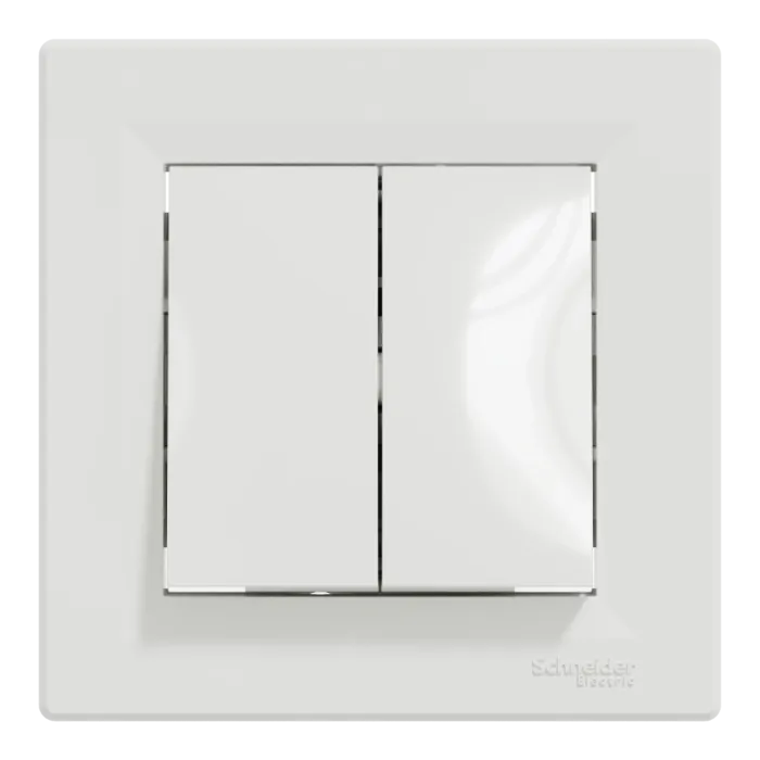 Schneider Electric ASFORA EPH0600121 Вимикач 2-кл. білий прохідний