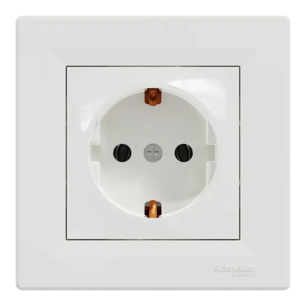 Schneider Electric ASFORA EPH2900121 Розетка одинарна із заземленням