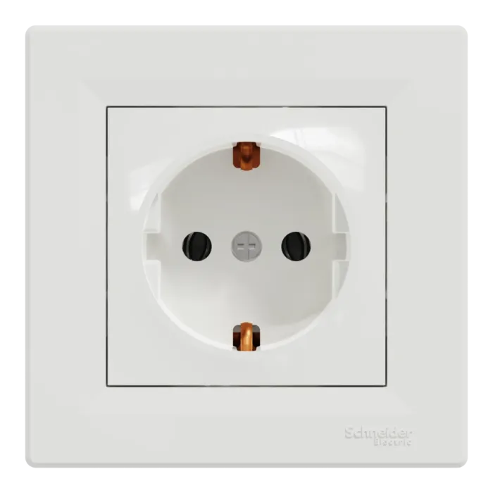 Schneider Electric ASFORA EPH2900121 Розетка одинарна із заземленням