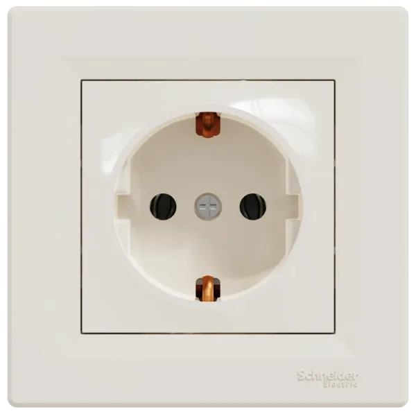 Schneider Electric Asfora EPH2900123 РОЗЕТКА З ЗАЗЕМЛЕННЯМ
