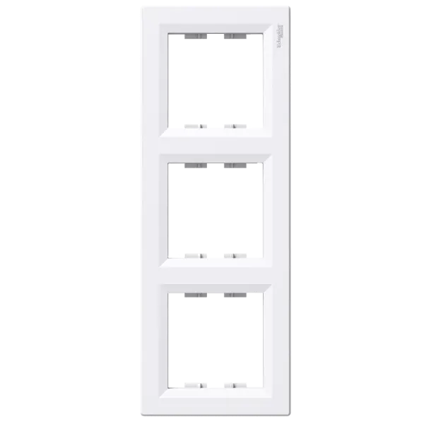 Schneider Electric ASFORA Рамка 3-місна вертикальна біла