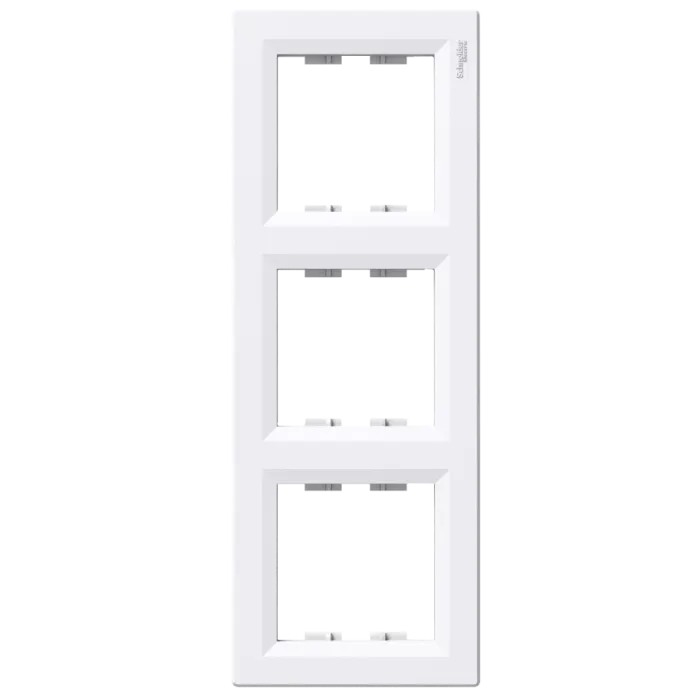 Schneider Electric ASFORA Рамка 3-місна вертикальна біла