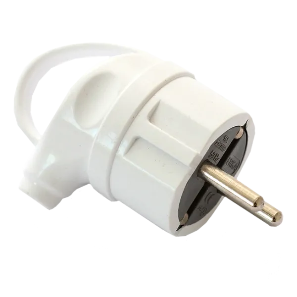 ERKA 1004 Вилка з/к кутова з ручкою, біла