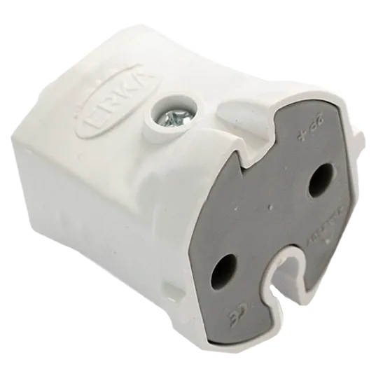 ERKA 2001, 10А Розетка штепсельна, біла