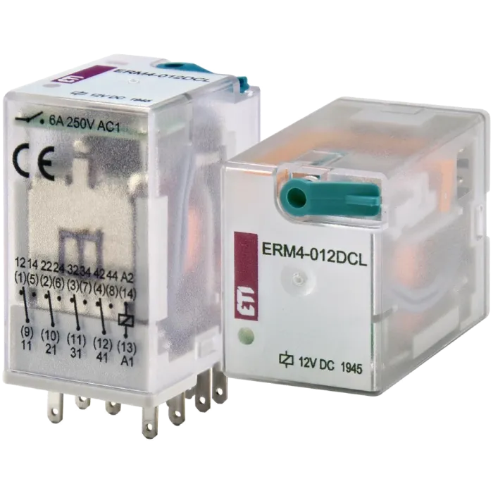 ЕТІ ERM4-012DCL 4p Реле електромеханічне