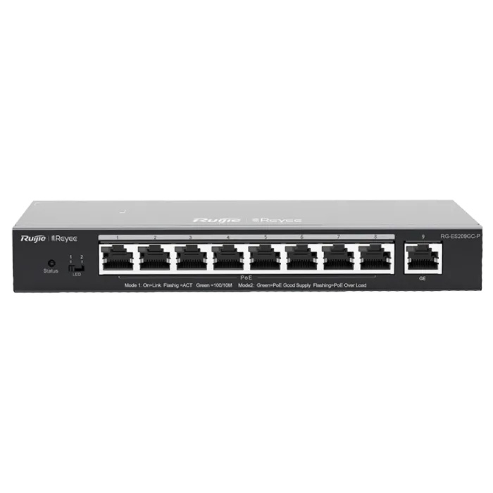 Ruijie RG-ES209GC-P 9-портовий гігабітний інтелектуальний POE комутатор