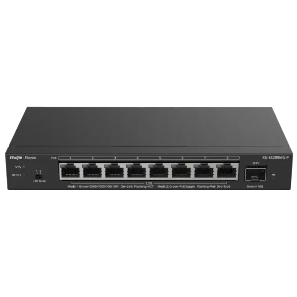 Ruijie Reyee RG-ES209MG-P Комутатор 9 портів керований