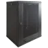 EServer 12U 600х600х637 скло, чорна Шафа
