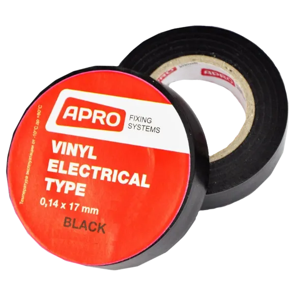 APRO ET-25B Iзоляцiйна стрiчка чорна 0.14х17 мм 25 м