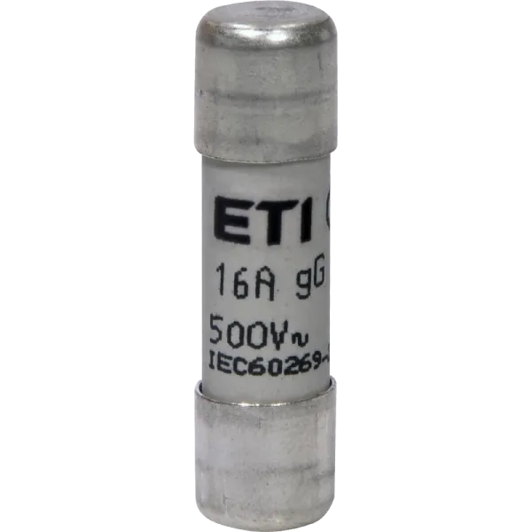 ЕТІ CH 10x38 gG 16A 500V Запобіжник