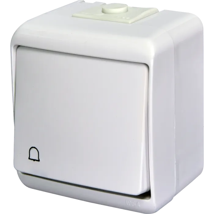 ETI Hermetics 4668003 Кнопка "дзвоник" VHE-4 (біла, IP54)