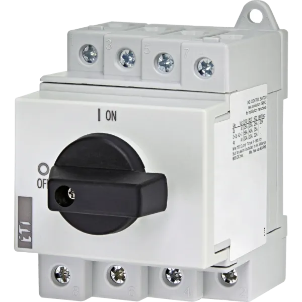 ETI LS32 SMA A4 4р "1-0" 32A 1000V DC Роз'єднувач запобіжників PV