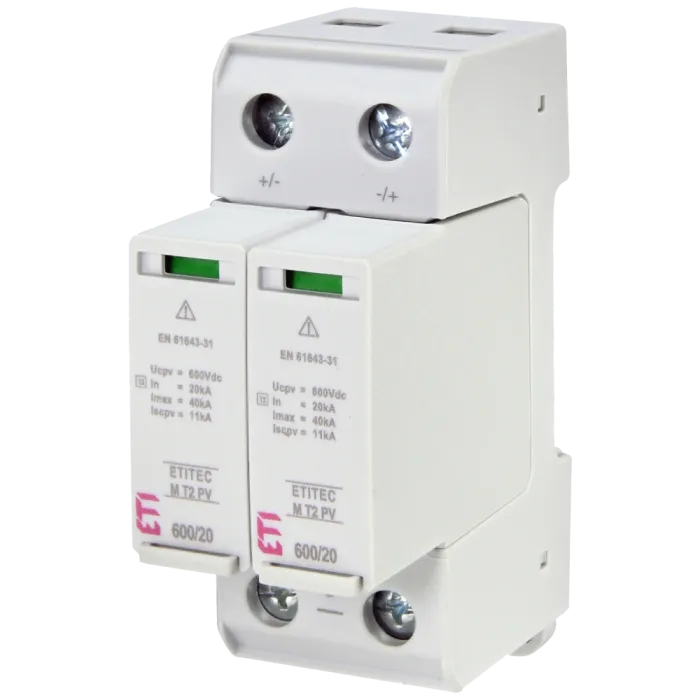 ETI TEC M T2 PV 600/20 (для PV систем) Обмежувач перенапруги