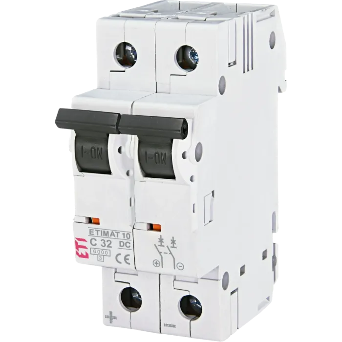 ЕТІ ETIMAT 10 DC 2p C 32A (6 kA) Автоматичний вимикач