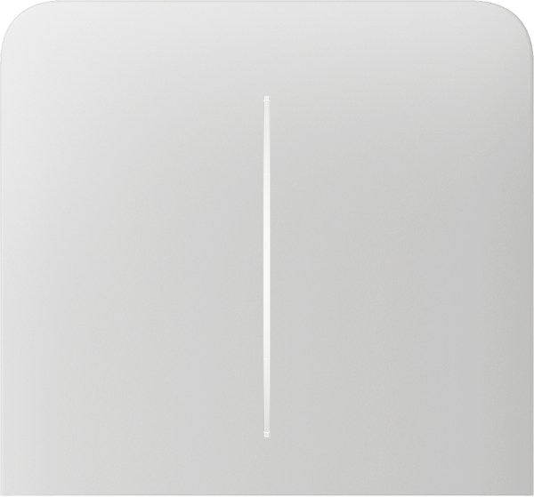 Бічна кнопка для двоклавішного вимикача Ajax SideButton (2-gang) vertical White