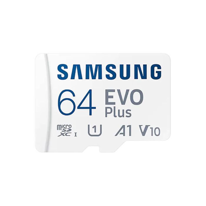 Карта пам'яті Samsung Evo Plus microSDXC 64GB UHS-I U1 V10 A1 + SD адаптер (MB-MC64SA/EU)