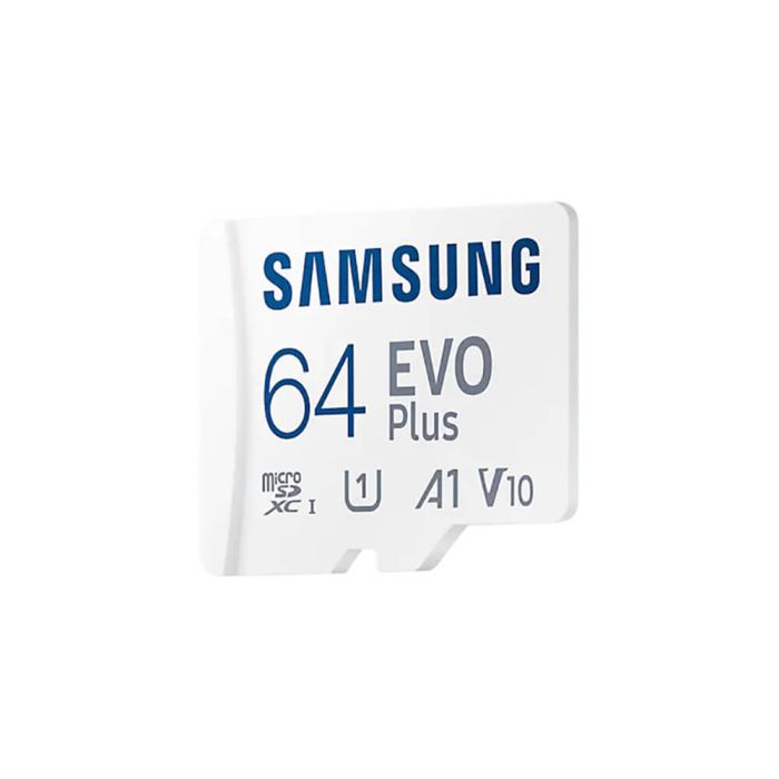 Карта пам'яті Samsung Evo Plus microSDXC 64GB UHS-I U1 V10 A1 + SD адаптер (MB-MC64SA/EU)