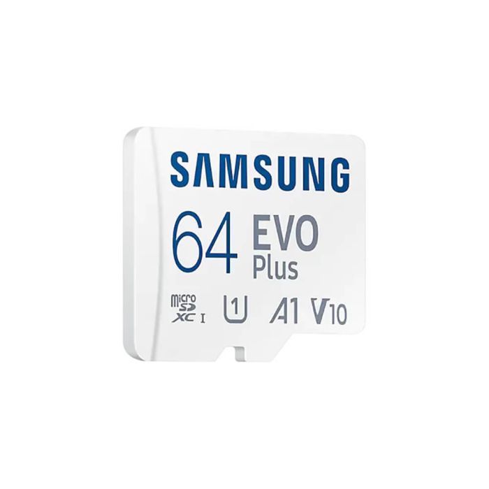 Карта пам'яті Samsung Evo Plus microSDXC 64GB UHS-I U1 V10 A1 + SD адаптер (MB-MC64SA/EU)
