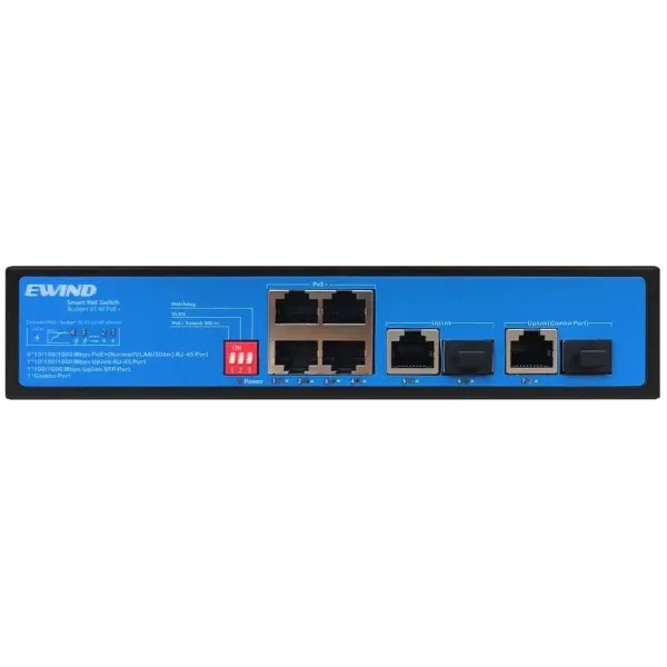 Ewind EW-S1907CG-AP PoE Комутатор 7 портів некерований