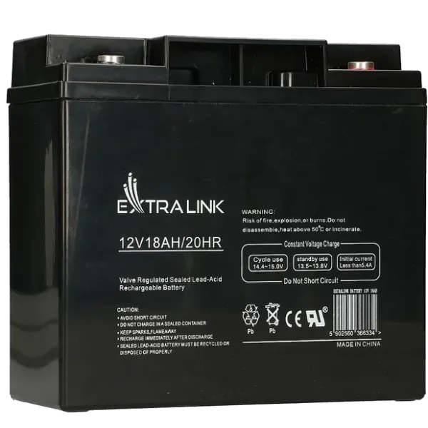 Extralink AGM 12V 18 Ah Акумулятор