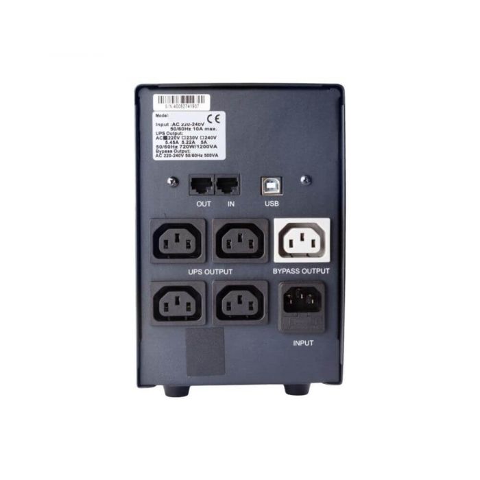 Джерело безперебійного живлення Powercom BNT-1500AP IEC 1500ВА / 900Вт лінійно-інтерактивне