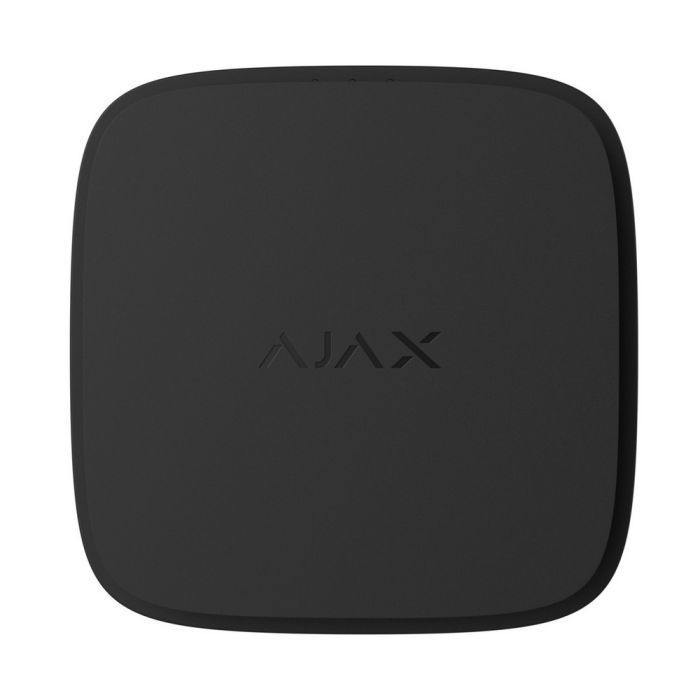 Бездротовий пожежний датчик Ajax FireProtect 2 RB black із сенсорами диму, температури та чадного газу зі змінними батареями